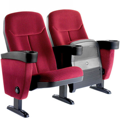 Tip Up Auditorium Chair With Cup Holder